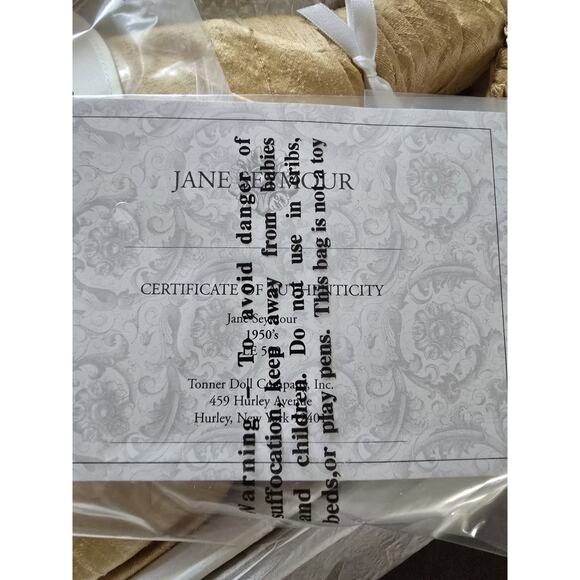 Tonner Doll Jane Seymour 1950 Jane 14 Inch Limited Edition St. Catherines Court - Picture 14 of 14